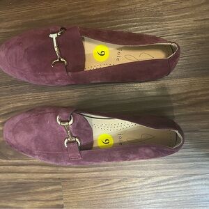 Jolie Women's Plum Suede Loafers
